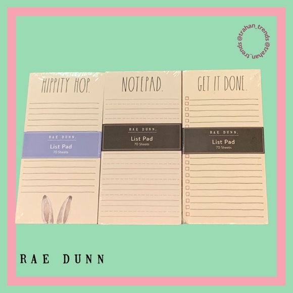 🟫 RL-6️⃣ Different Notepads Rae Dunn and Knock Knock Pads - Picture 11 of 16